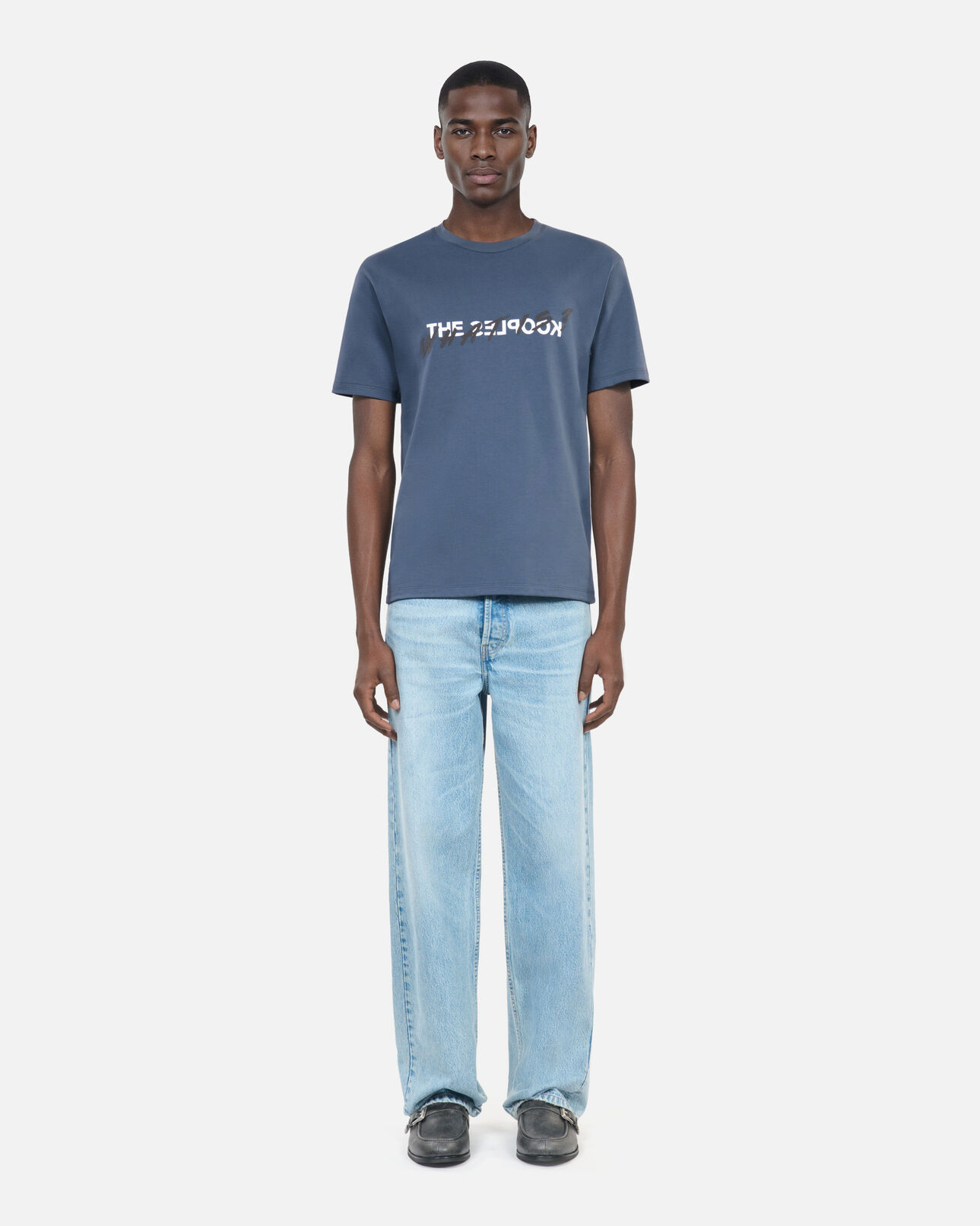 The Kooples HOMME DARK NAVY / DARK NAVY t-shirt what is bleu nuit