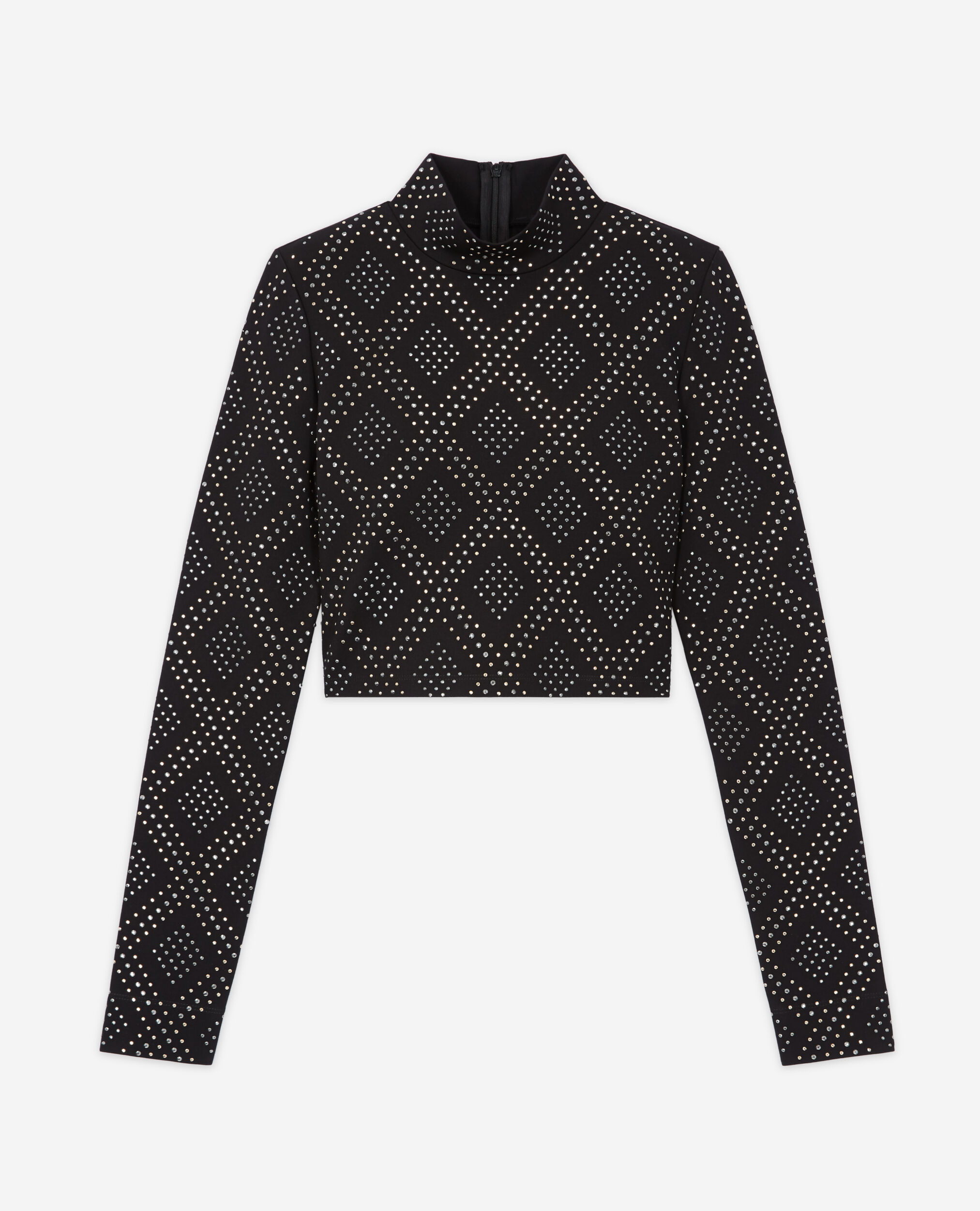 Top à strass noir, BLACK, hi-res image number null