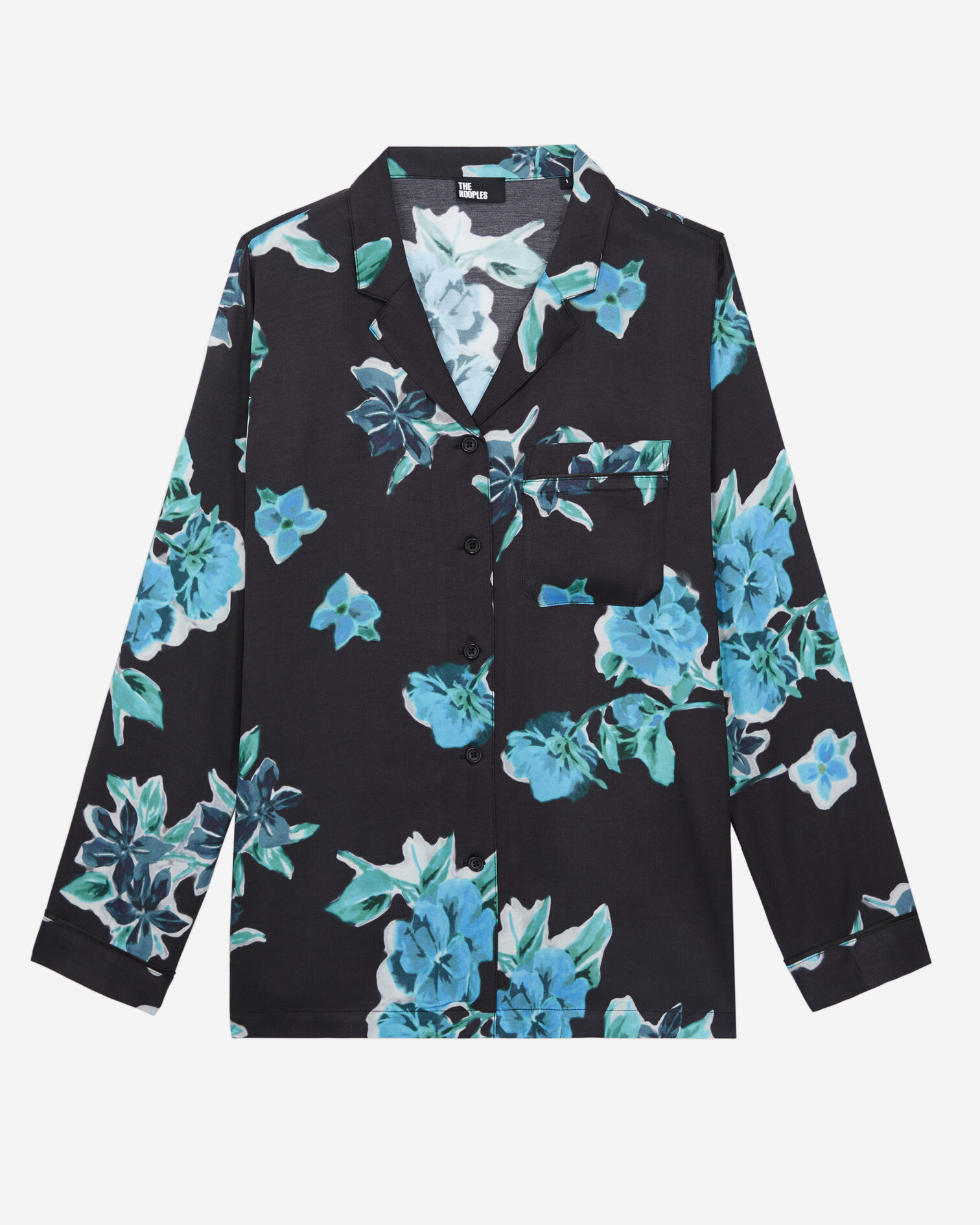 Chemise imprimée, BLACK BLUE, hi-res image number null