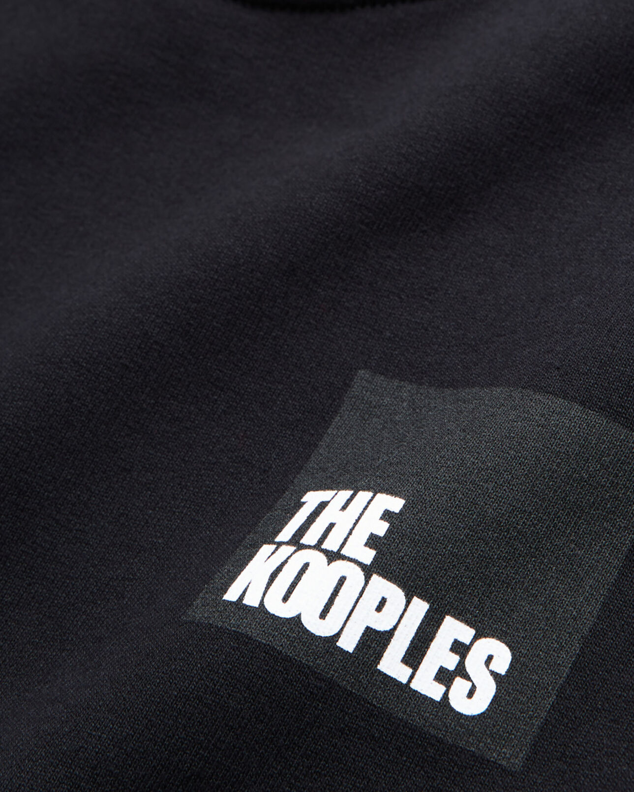 The Kooples FEMME BLACK sweat en coton noir
