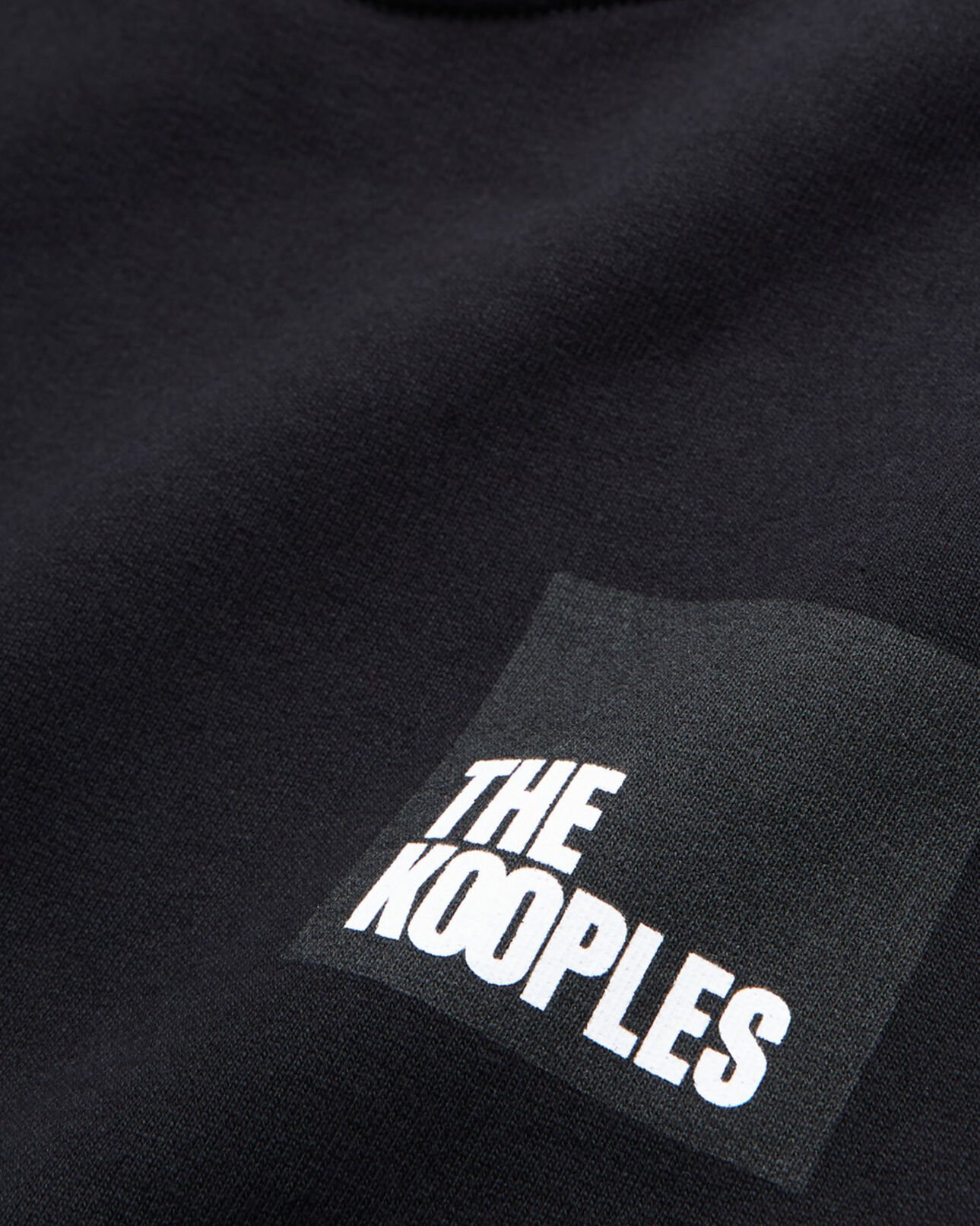 The Kooples MUJER BLACK sudadera algodón negra
