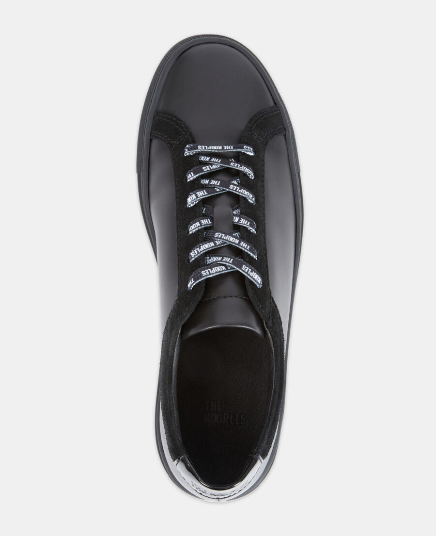 zapatillas piel negras