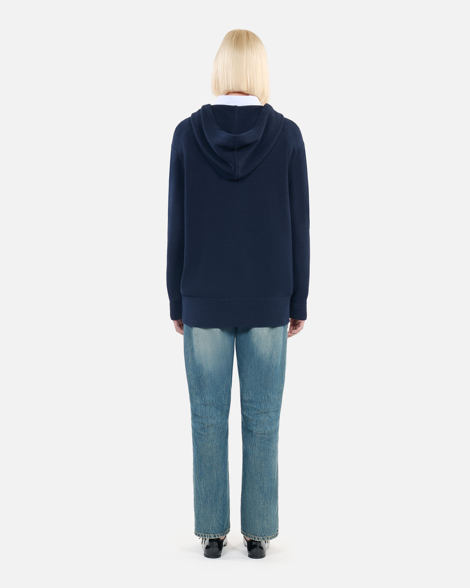 Pull à capuche bleu marine, NAVY, hi-res image number null