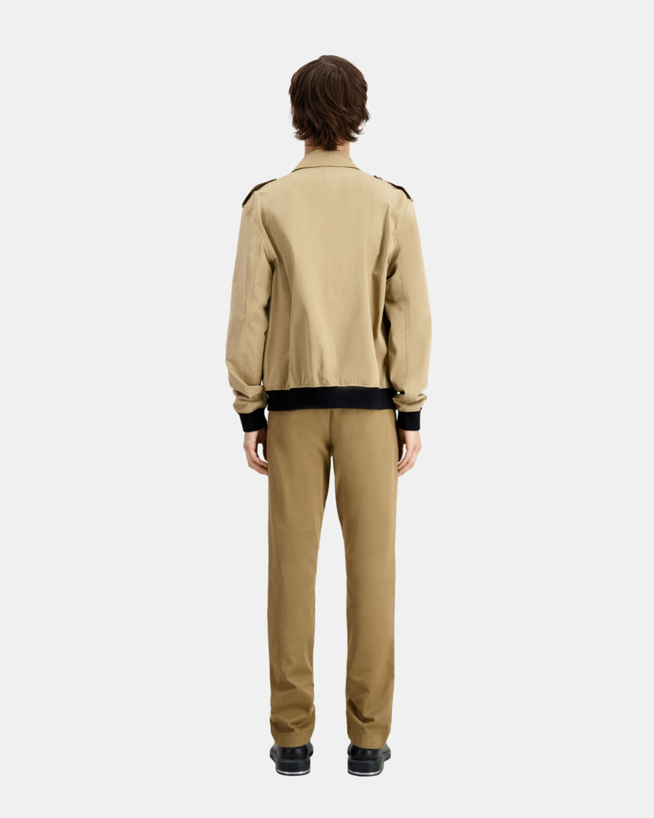 The Kooples HOMME BEIGE blouson beige en coton