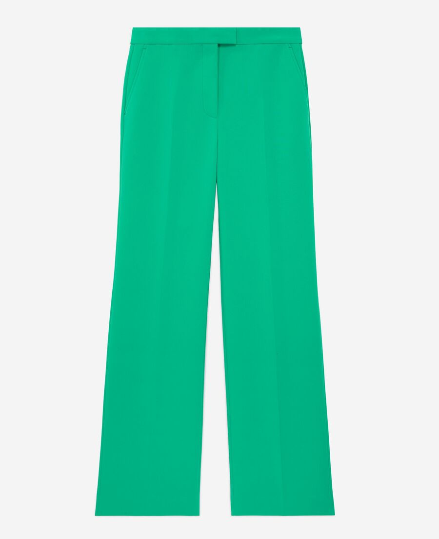 The Kooples DAMEN GREEN grüne anzughose aus krepp