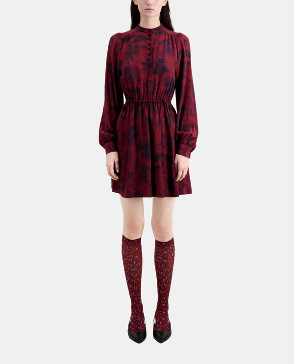 robe courte imprimée