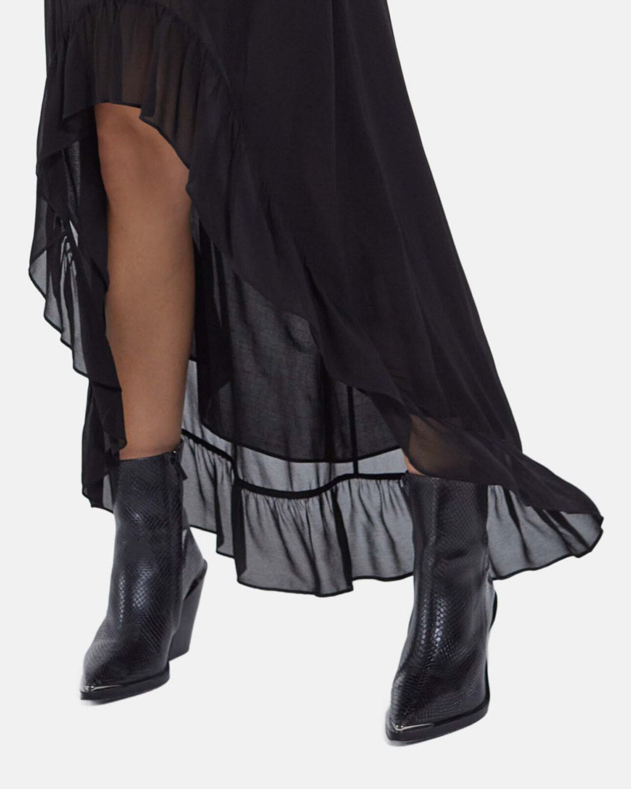 The Kooples WOMEN BLACK long skirt