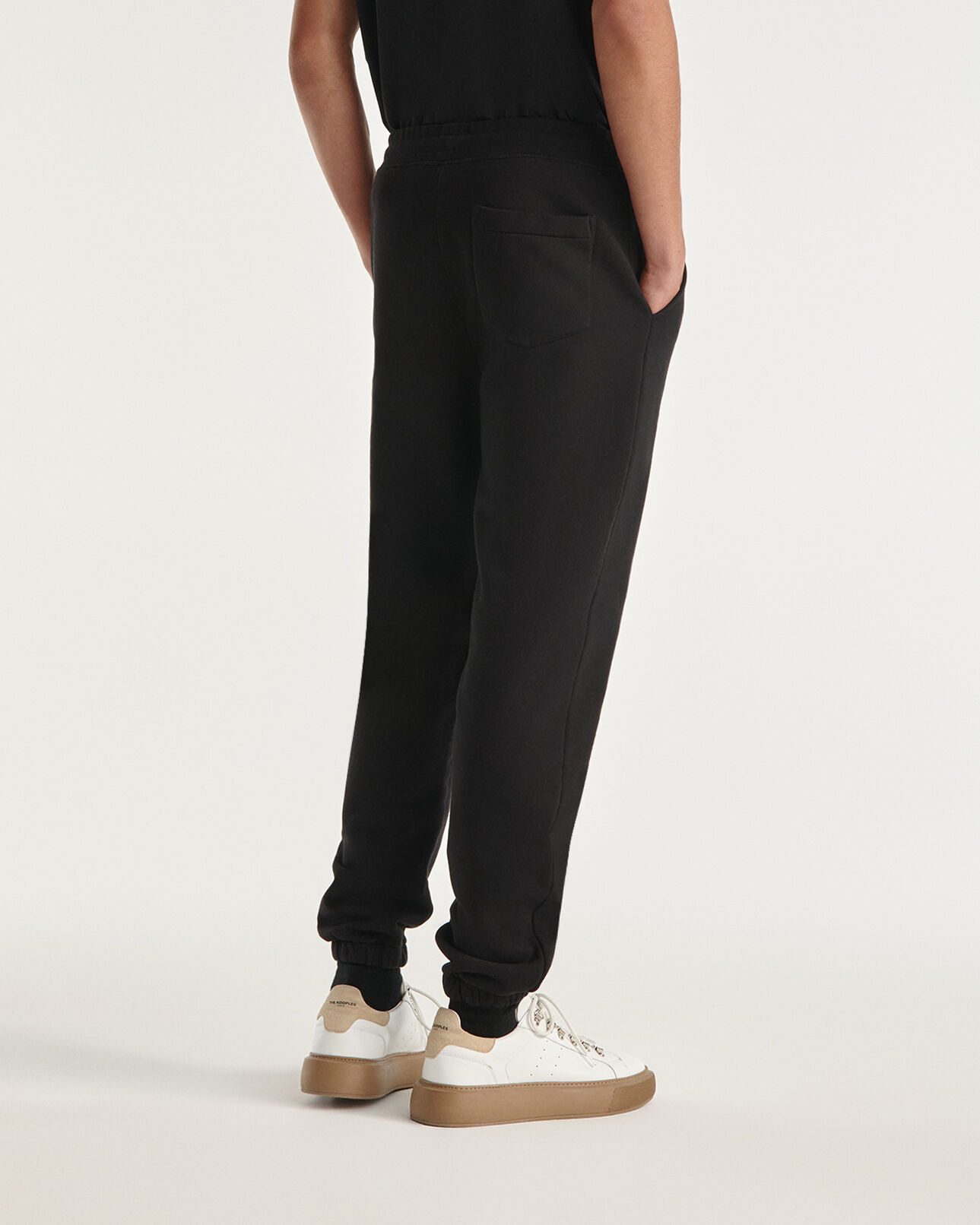 The Kooples HERREN BLACK jogginghose molton schwarz