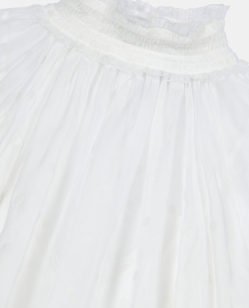 The Kooples WOMEN ECRU ecru top with shirring 