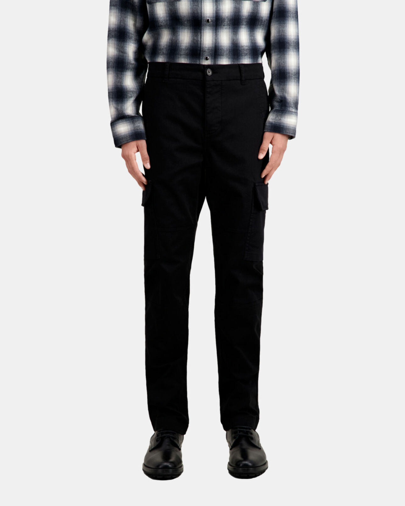 The Kooples MEN BLACK black cargo pants