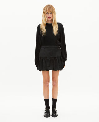 The Kooples F BLACK short black ball skirt