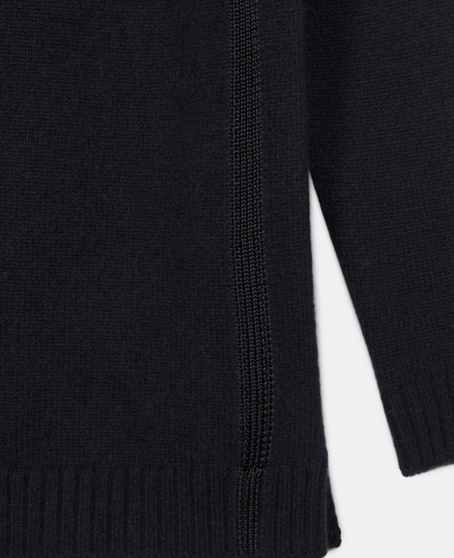 The Kooples FEMME BLACK pull en cachemire noir