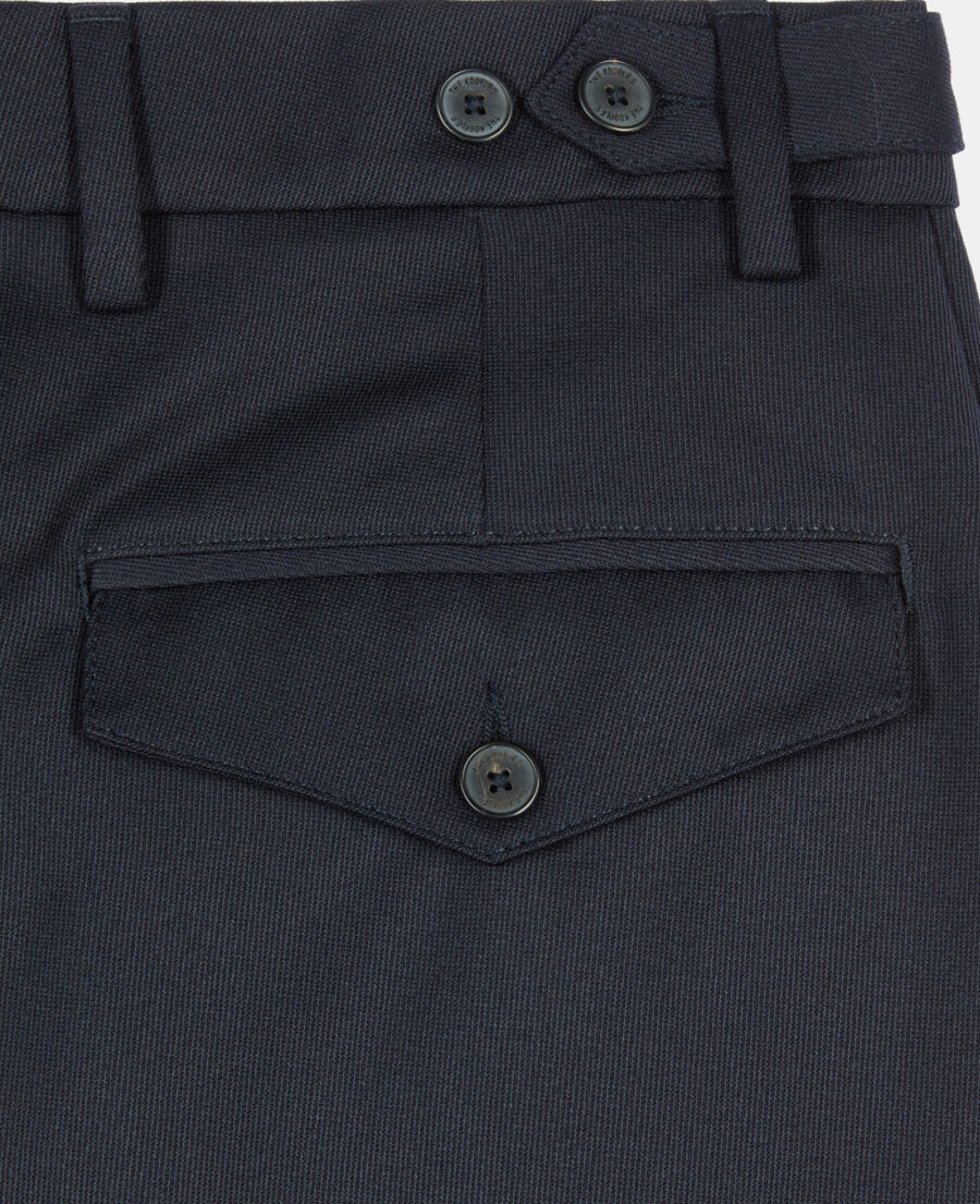 The Kooples HOMME DARK NAVY pantalon bleu marine