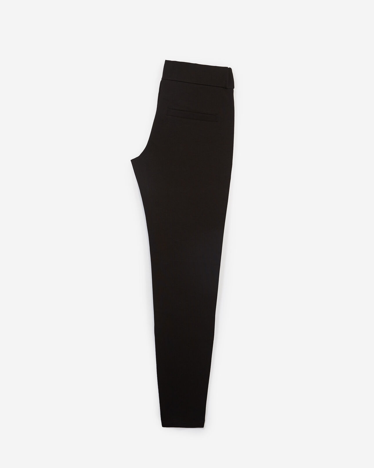 The Kooples FEMME BLACK-ECRU jogging slim noir bande logo contrastée