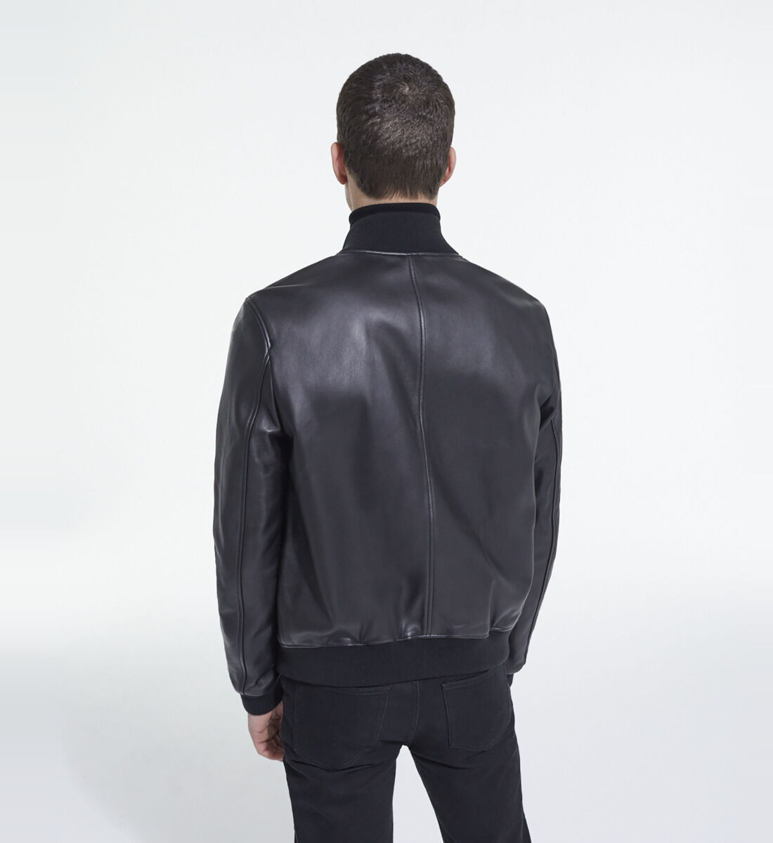 Leopard on sale leather jacket