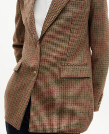 , CAMEL MELANGE / BURGUNDY, hi-res image number null