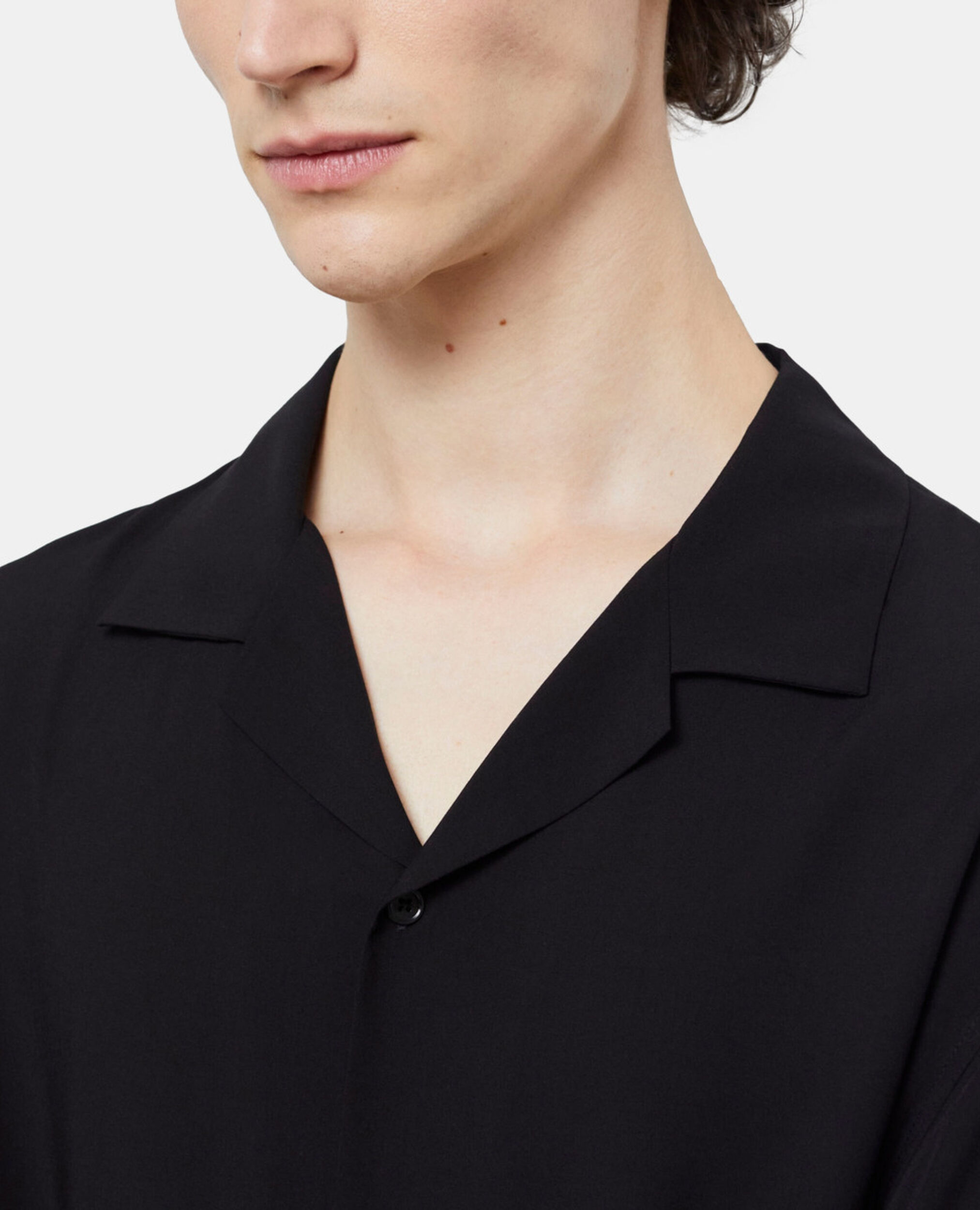 Lässiges, schwarzes Hemd, BLACK, hi-res image number null