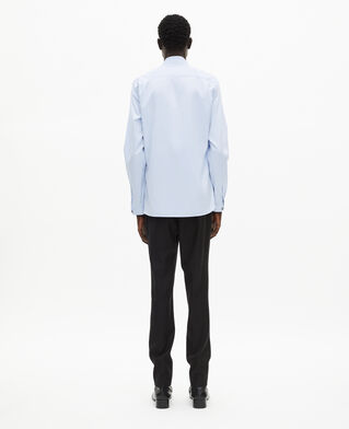 The Kooples MEN LIGHT BLUE blue shirt with officer collar