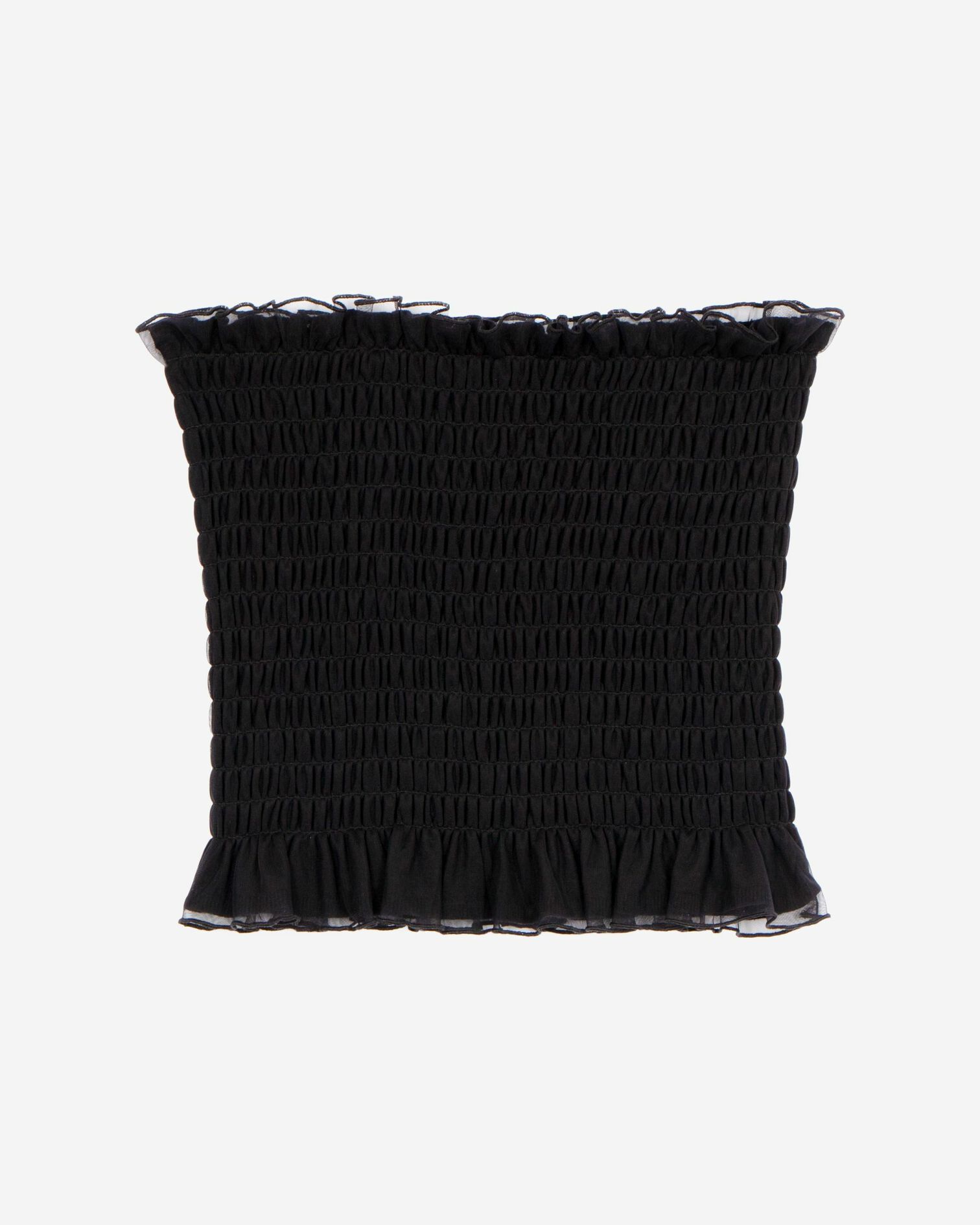Black smoky bustier top, BLACK, hi-res image number null