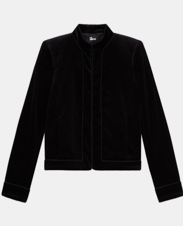 black velvet jacket