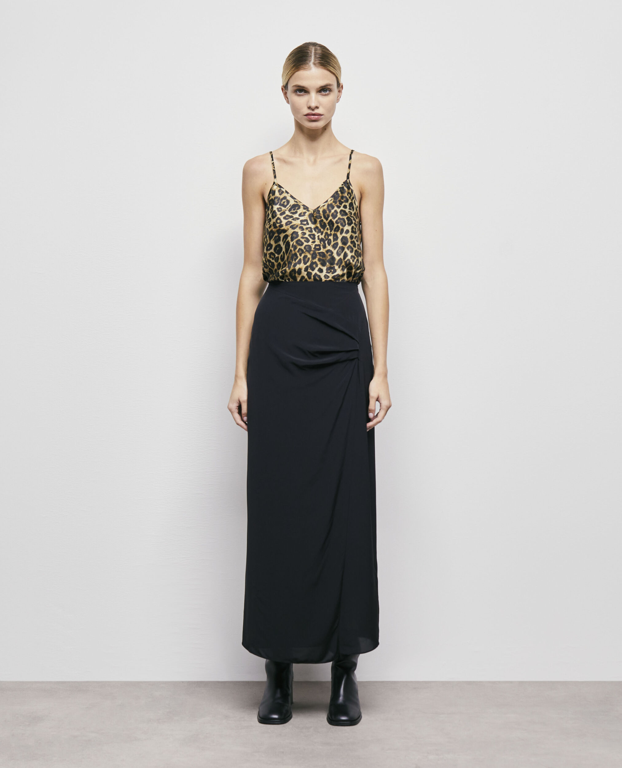 Jupe longue noire, BLACK, hi-res image number null