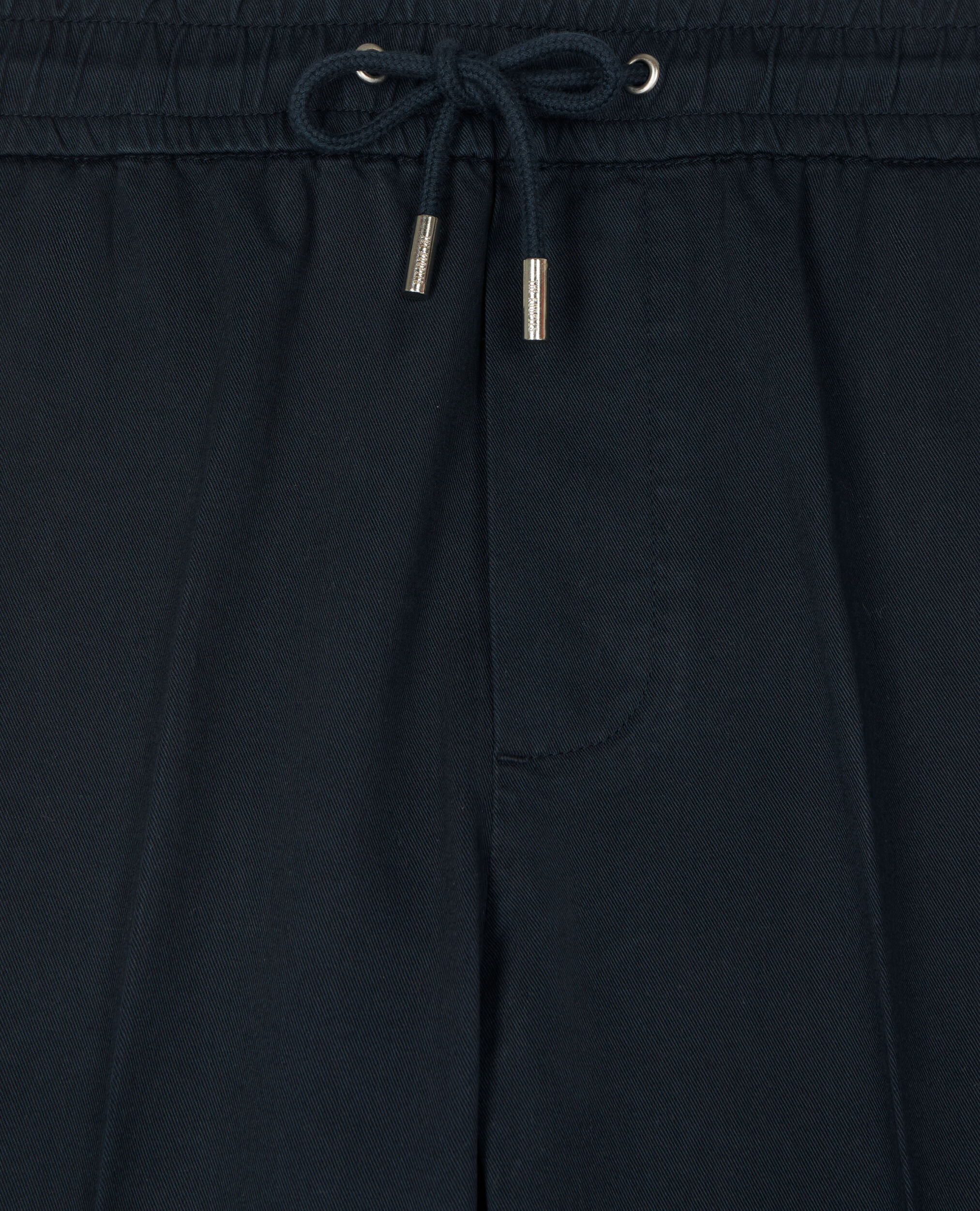 Navy blue cotton trousers, NAVY, hi-res image number null
