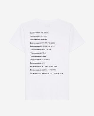 The Kooples FEMME WHITE t-shirt what is néon blanc