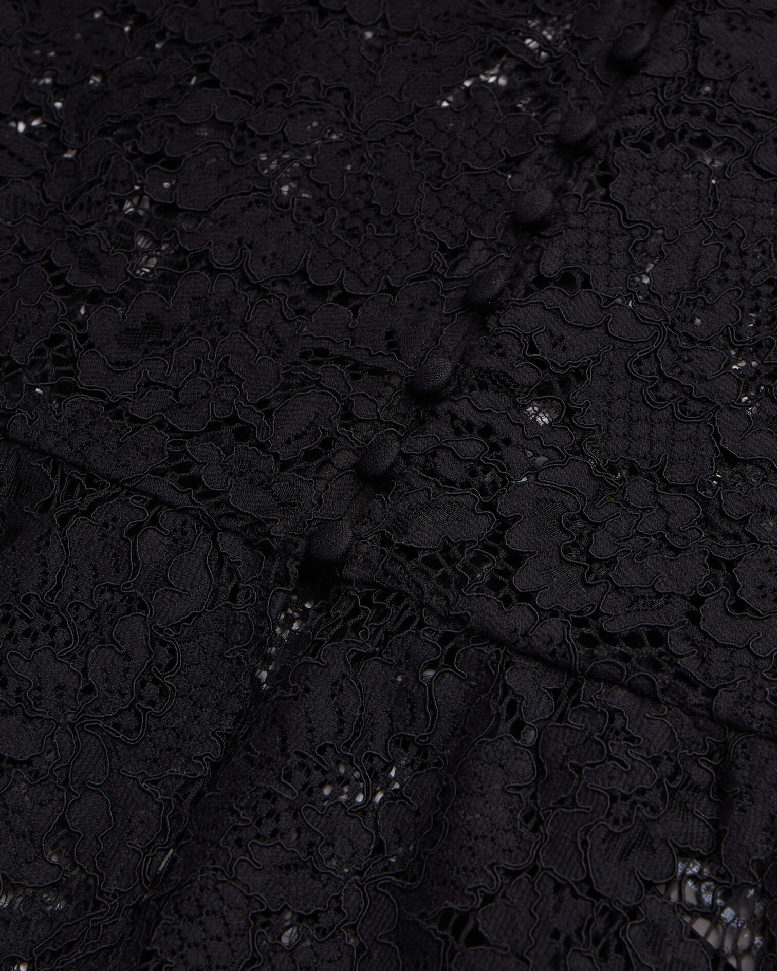 Top en dentelle noir, BLACK, hi-res image number null