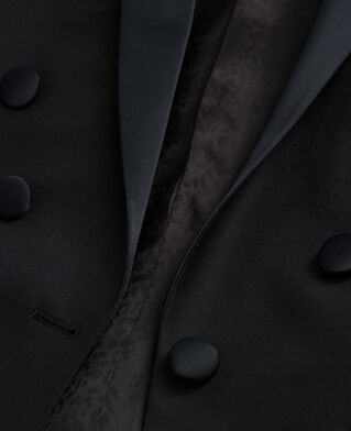 The Kooples WOMEN BLACK black wool suit jacket