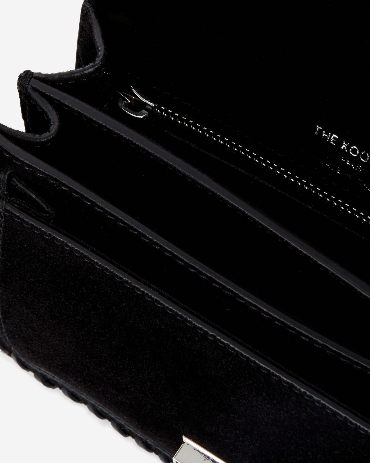 The Kooples WOMEN BLACK small emily bag in black leather