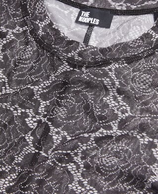 The Kooples FEMME BLACK top imprimé