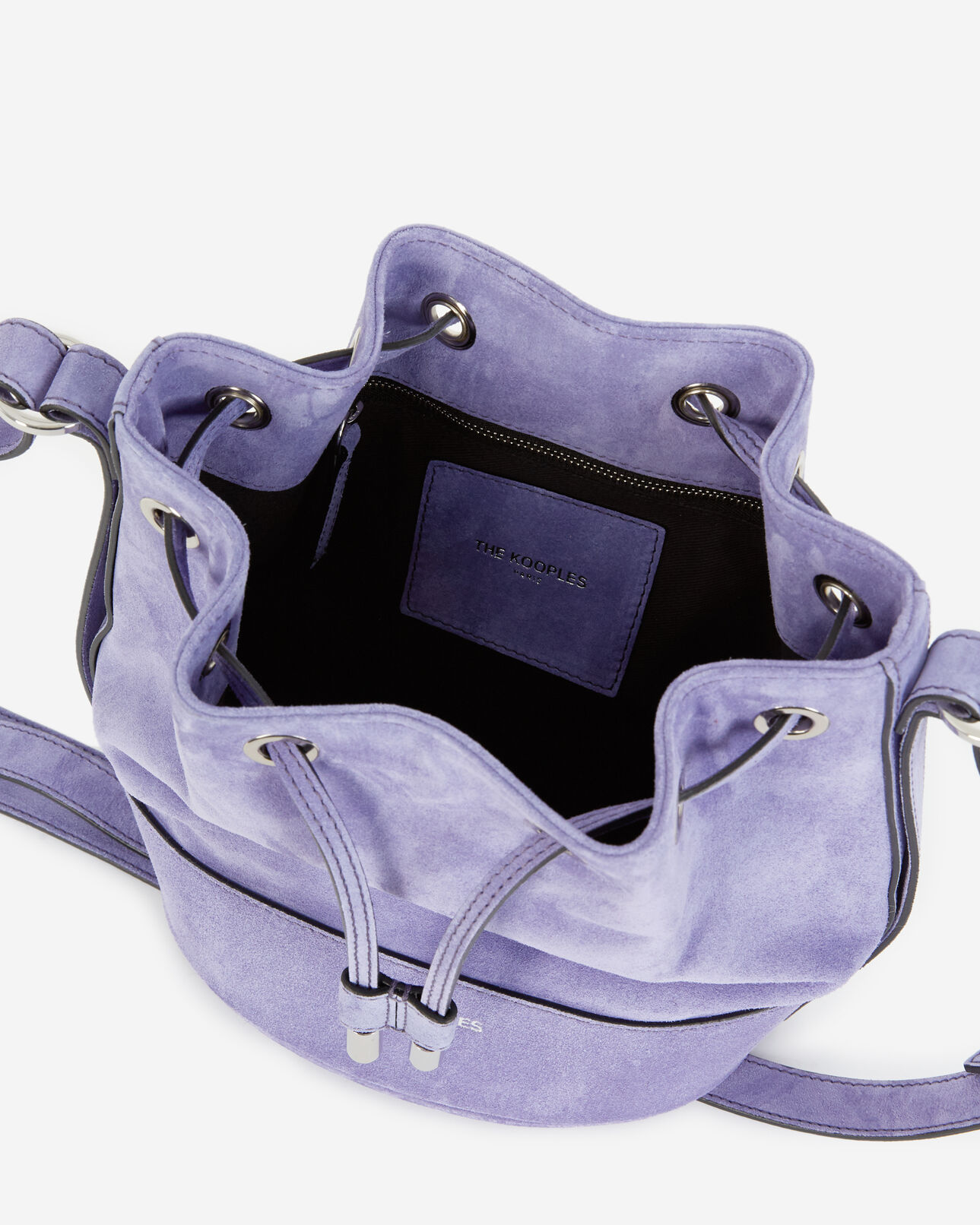 The Kooples FEMME VIOLET sac medium tina en cuir lilas