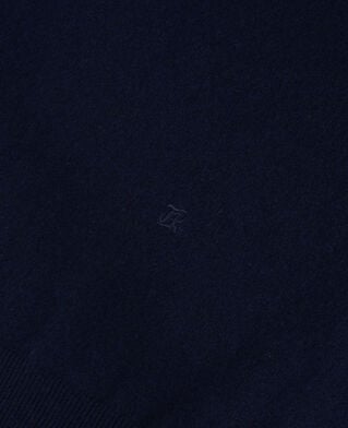 The Kooples HOMME NAVY pull col roulé en cachemire marine