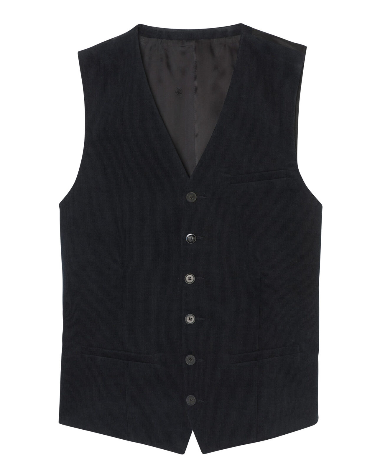 The Kooples MEN DARK NAVY velvet suit jacket