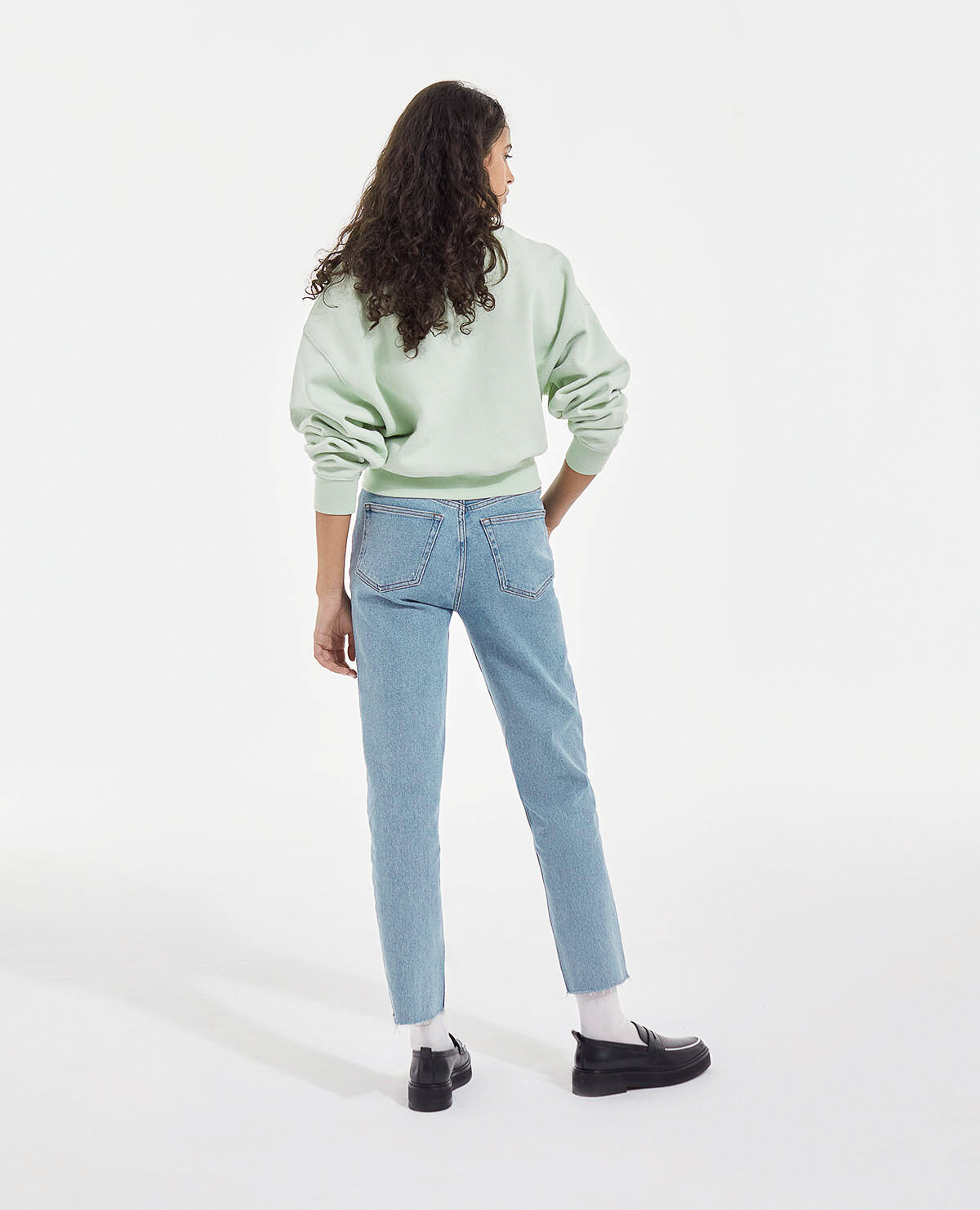 Mint green crew neck online