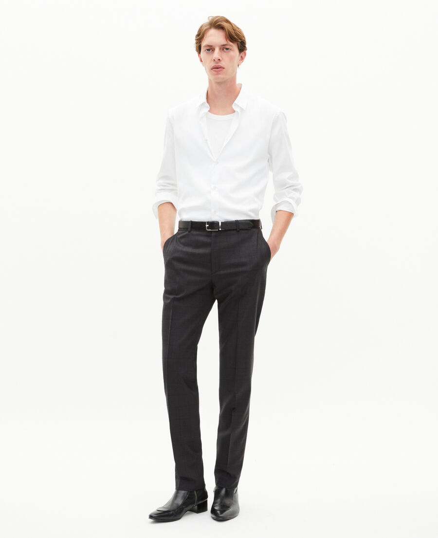 The Kooples H WHITE formal white poplin shirt