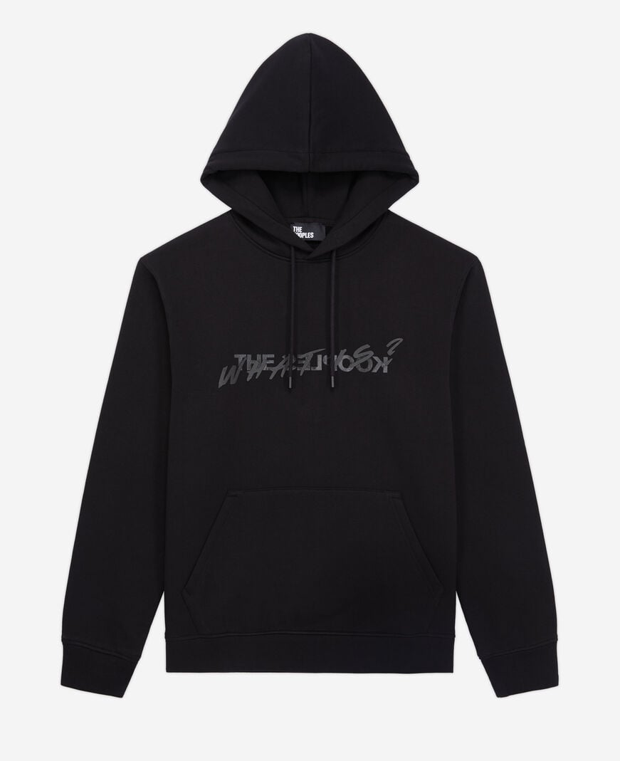 The Kooples MEN BLACK men's black what is hoodie