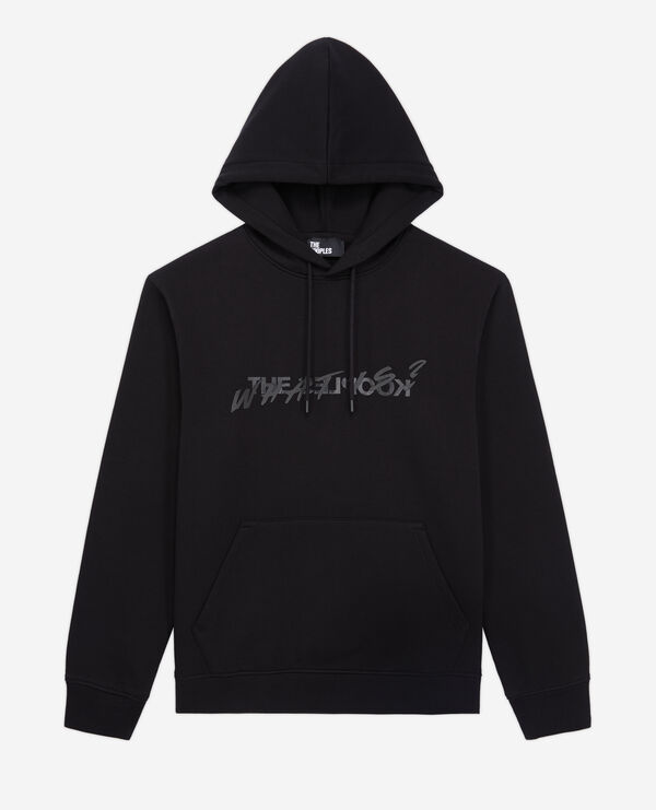The Kooples HOMME BLACK sweatshirt à capuche what is noir