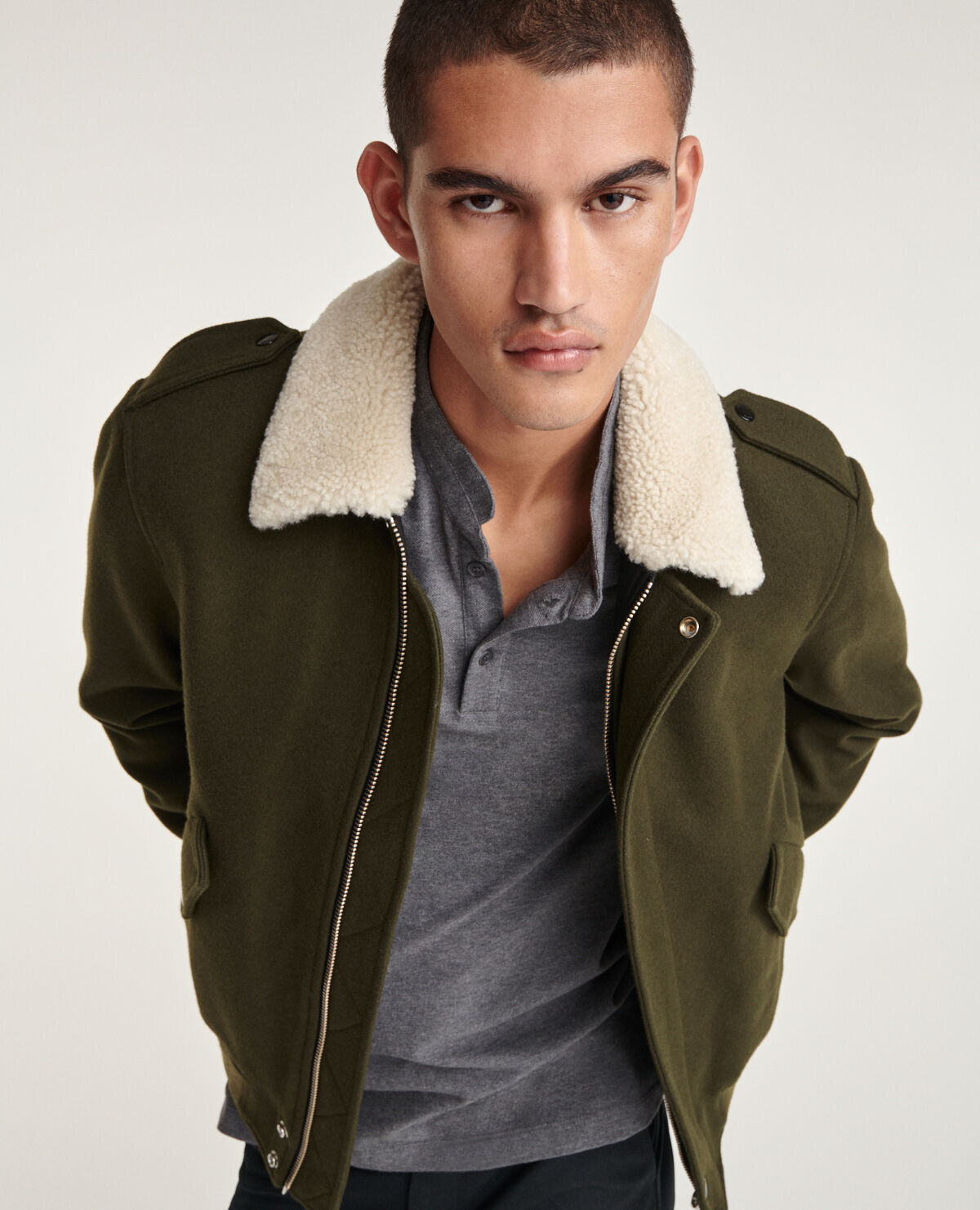 Blouson laine 2025 homme