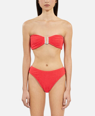 The Kooples FEMME RED haut de maillot de bain the kooples x luz bandeau rouge