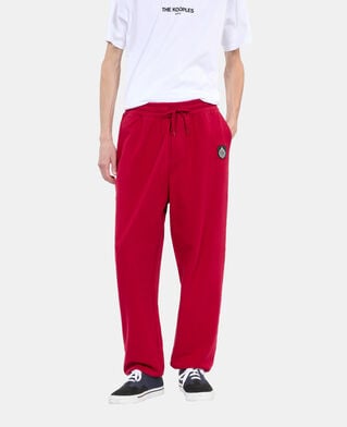 The Kooples HERREN BLOOD rote jogginghose mit wappen