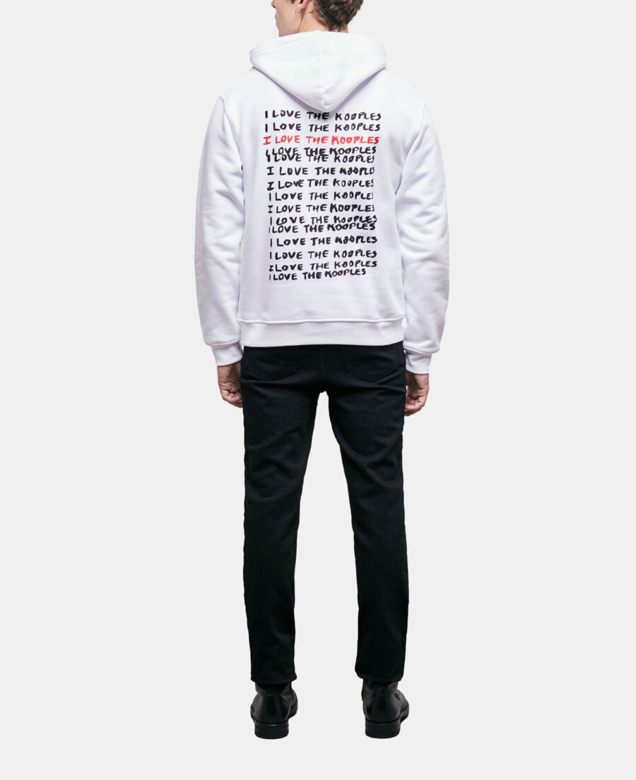i love kooples white sweatshirt
