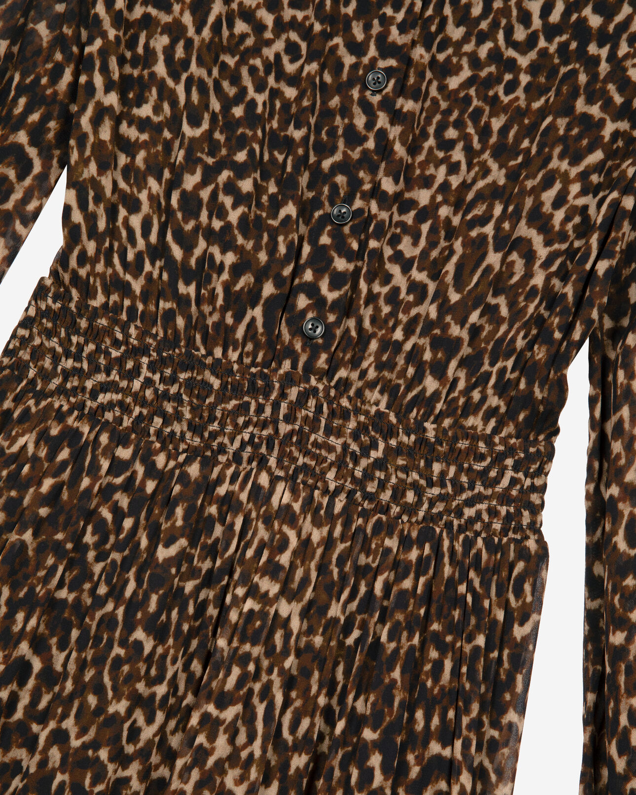 The Kooples WOMEN LEOPARD leopard print long dress