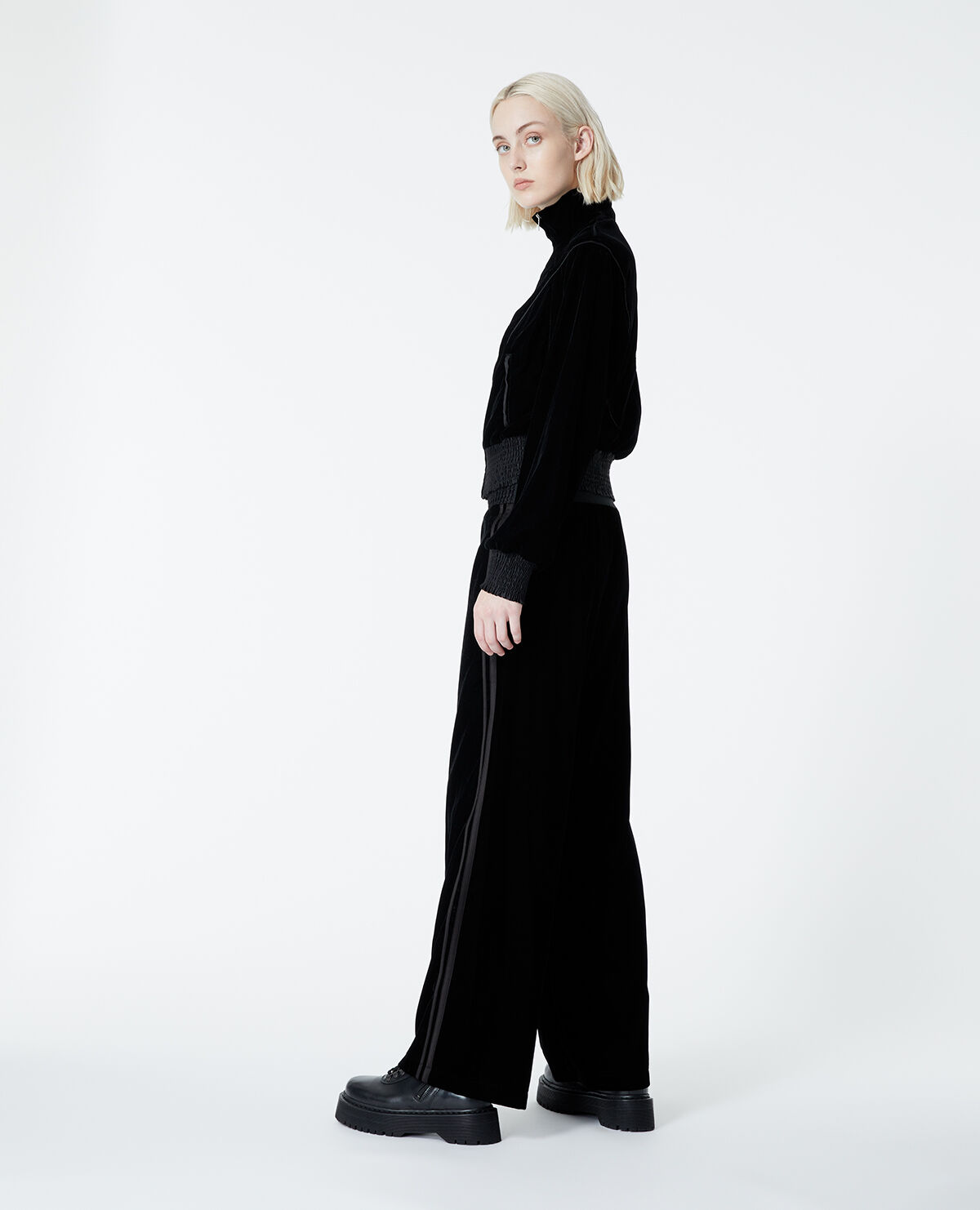 The kooples velvet discount jacket