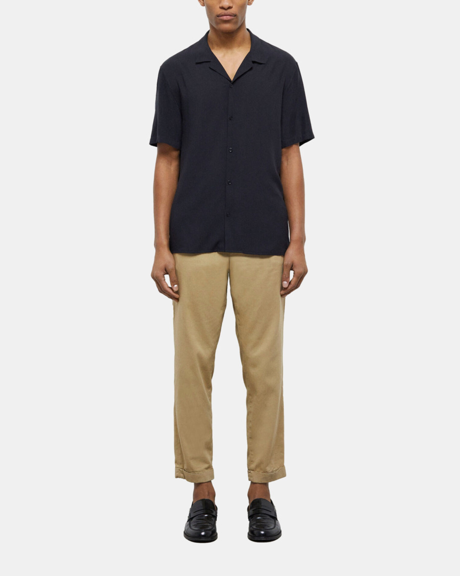 Camisa informal azul marino, NAVY, hi-res image number null