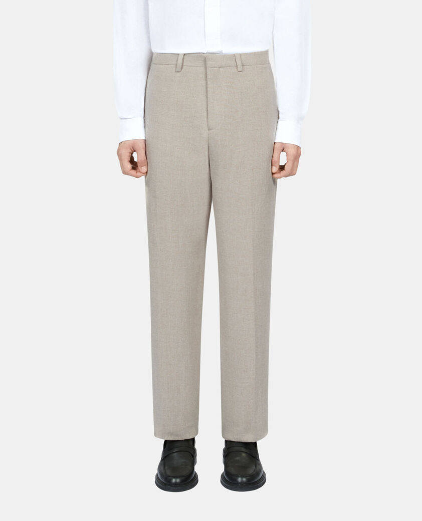 The Kooples MEN BEIGE beige linen suit trousers