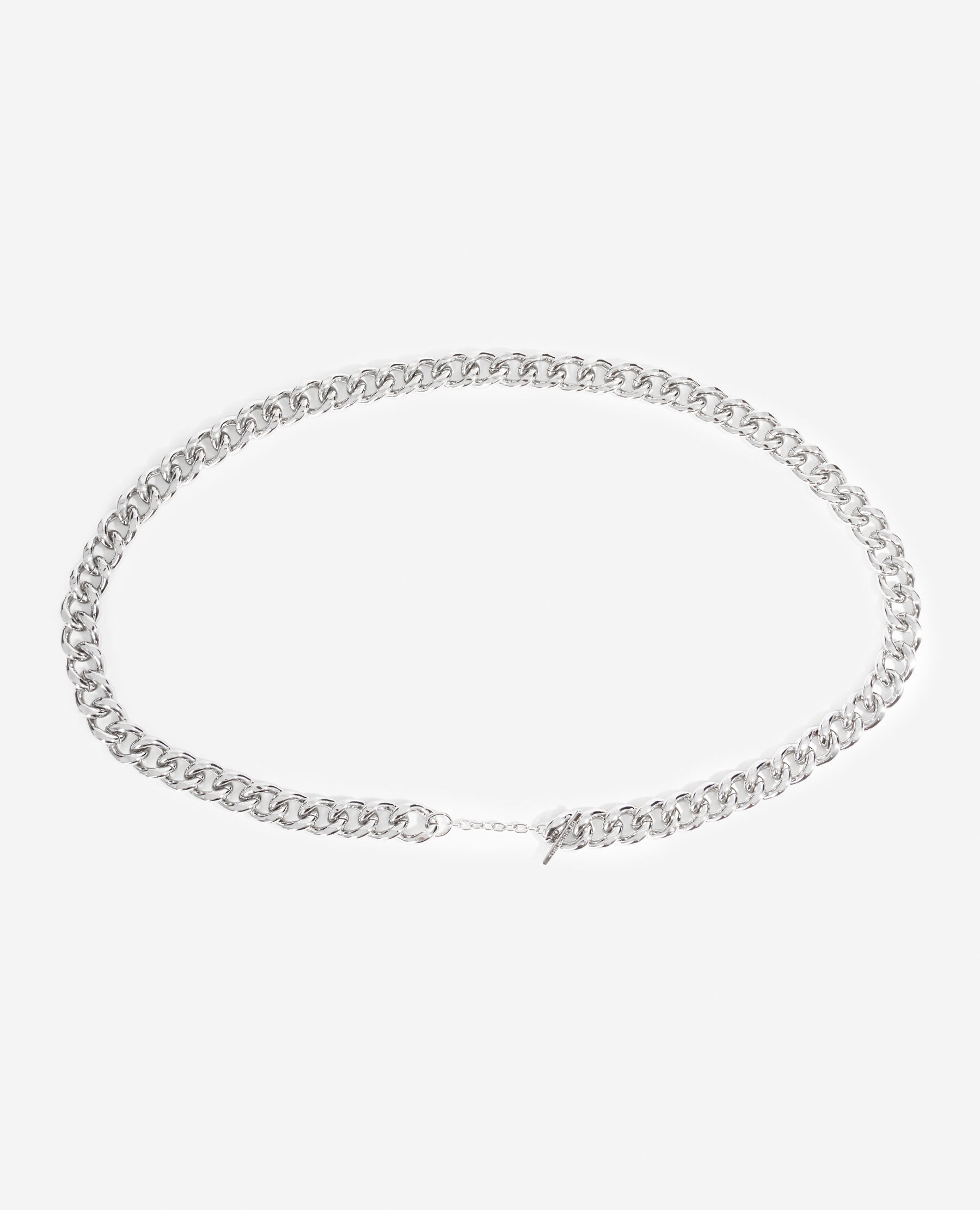 Thin silver clearance chain belt