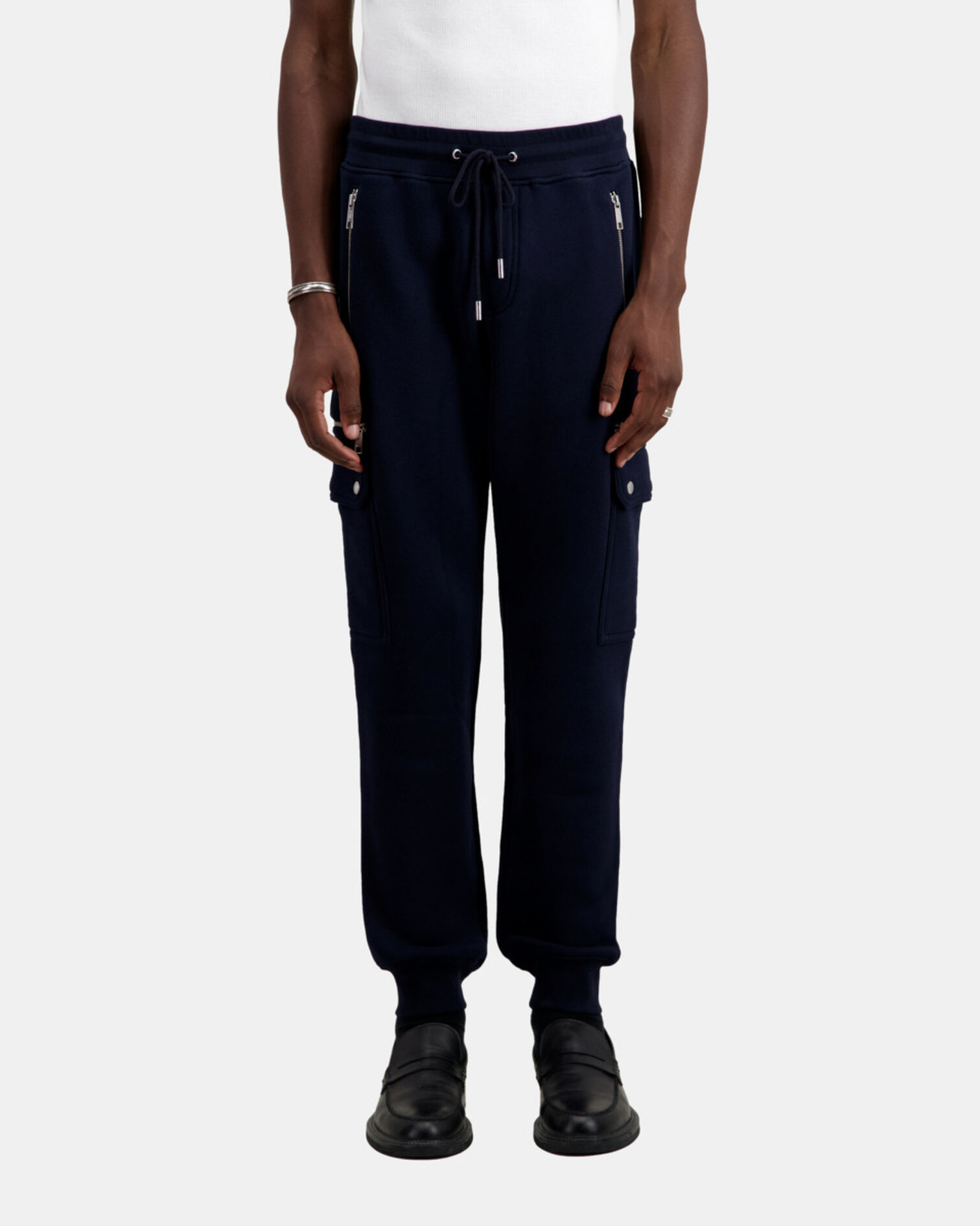 Navy cargo joggers, NAVY, hi-res image number null