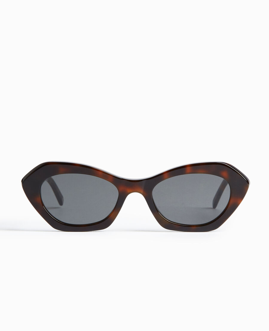 brown tortoiseshell cat eye sunglasses