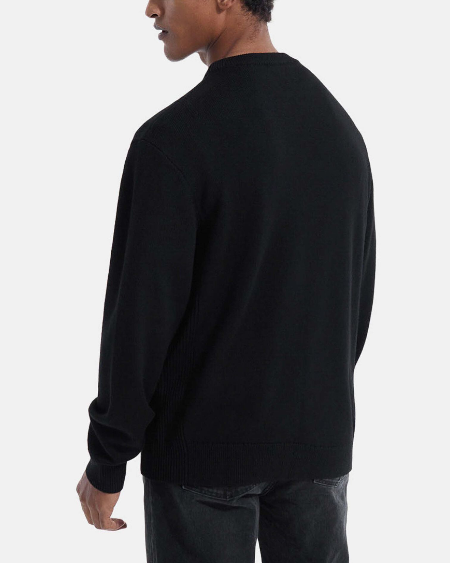 Jersey negro punto redondo triple banda, BLACK, hi-res image number null